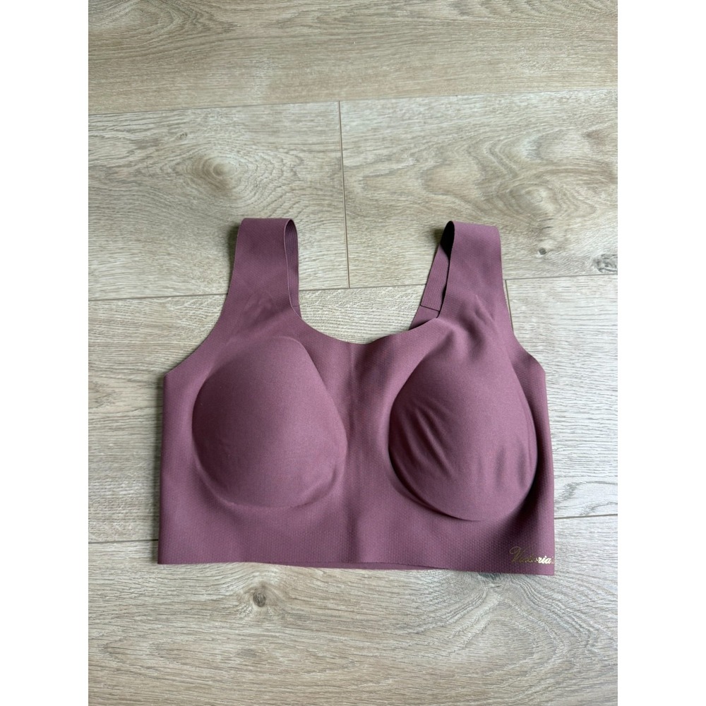 EUC Victoria's Secret Seamless Wireless Lounge Bralette Bra Purple Size  XS-M